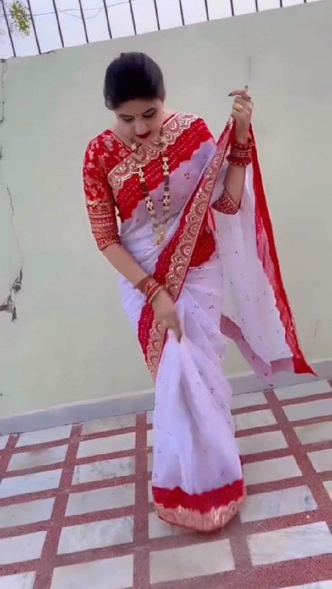 Makhon Jorget Sequence Work Saree 2