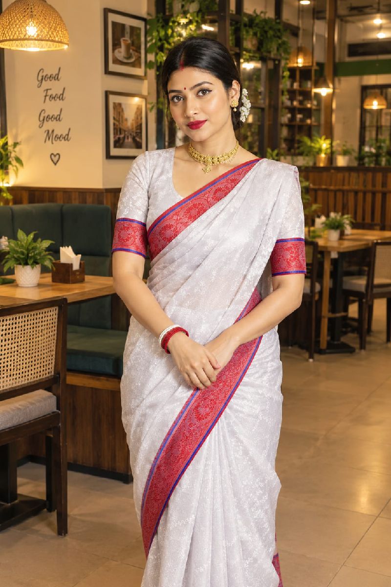 Soft Silk Katan Saree 2