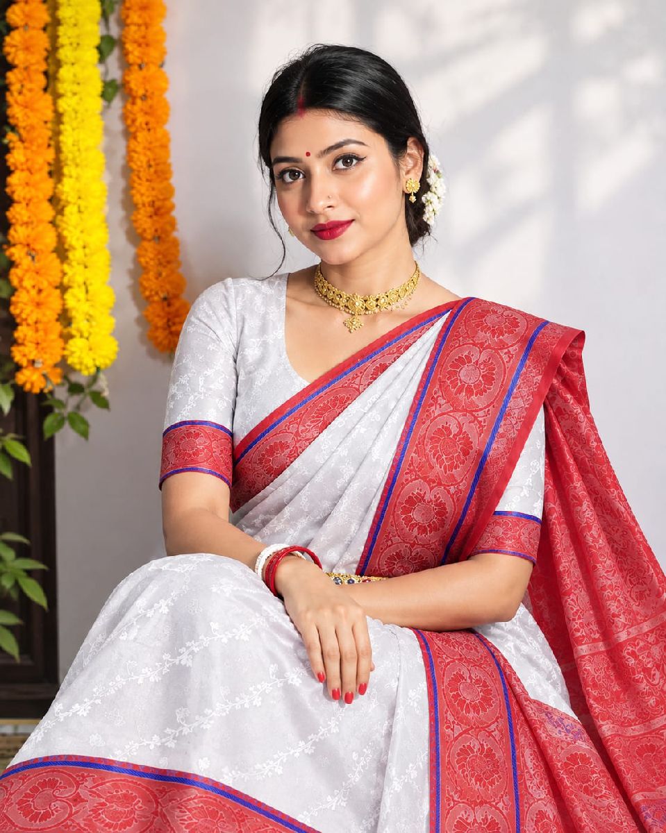 Soft Silk Katan Saree 3