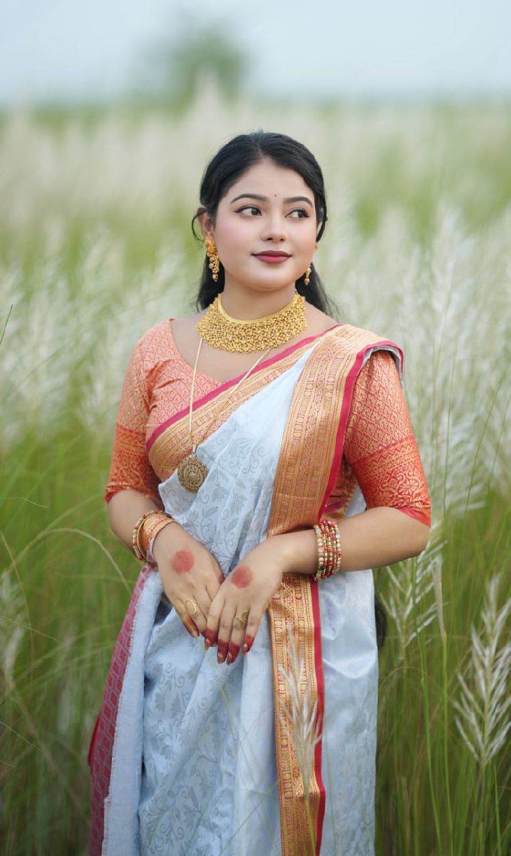 Puja Special Katan SareeNew 3