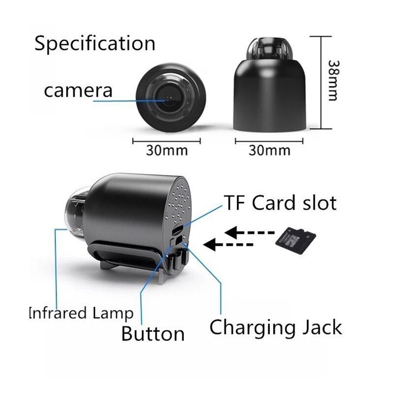 Mini WiFi Smart Security Camera – 1080P HD Wireless IP Camera 2