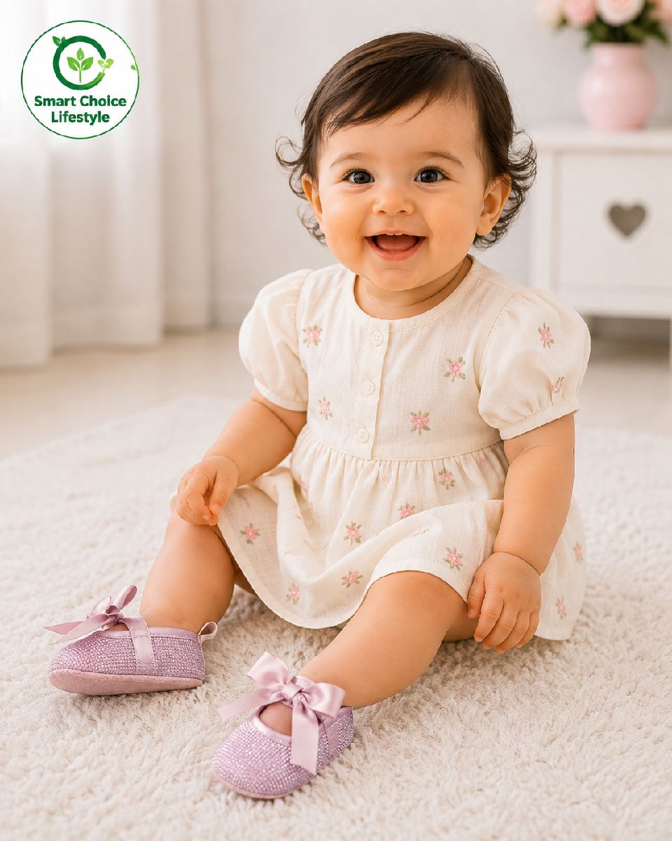 Little Princess Glitter Shoes for Girls | Luxury Bow Design Party Shoes 2