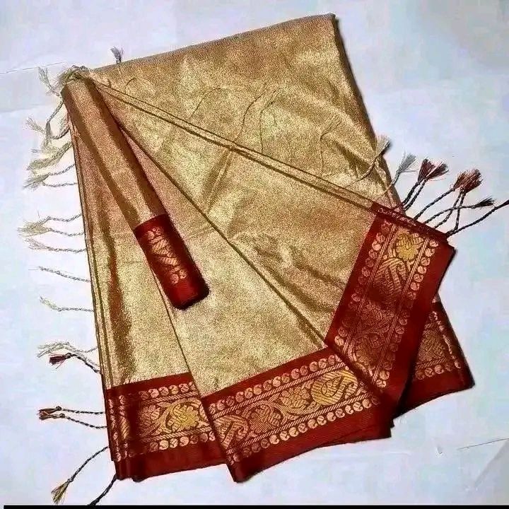 ইন্ডিয়ান লামা সিল্ক শাড়ি 2