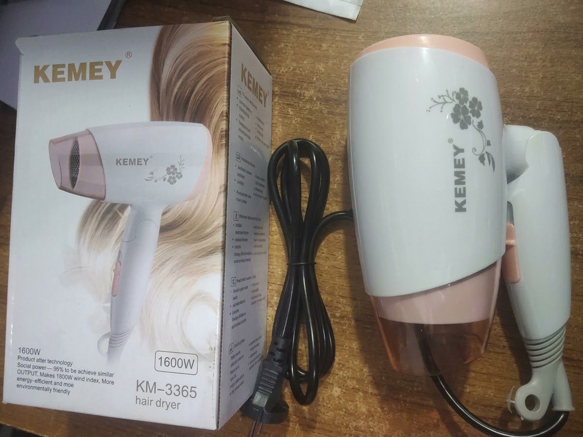 Kemei Km-3365 Professional Hot And Cold Foldable Hair Dryer 2