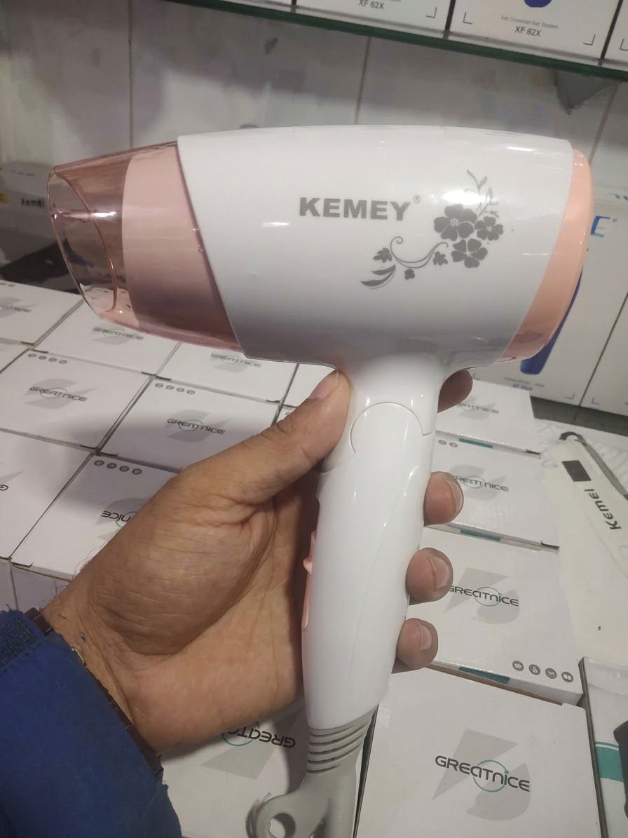 Kemei Km-3365 Professional Hot And Cold Foldable Hair Dryer
