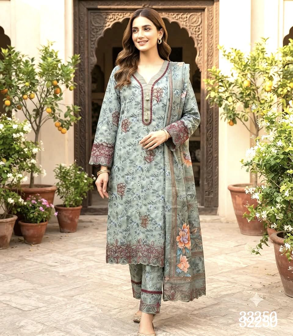 Leaser Cut Readymade Three Piece 3