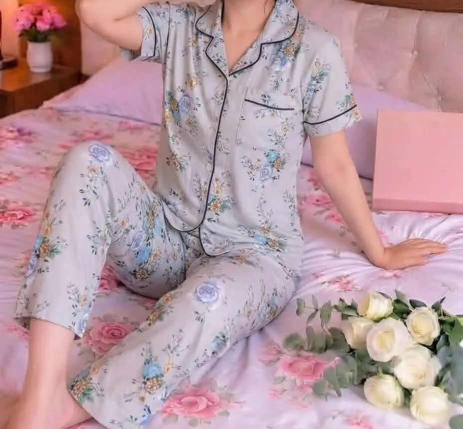 ✅PJ set-👗 ডিটেইলসঃ 3 PCS(ফুল প্যান্ট + শার্ট + শর্টস) 3