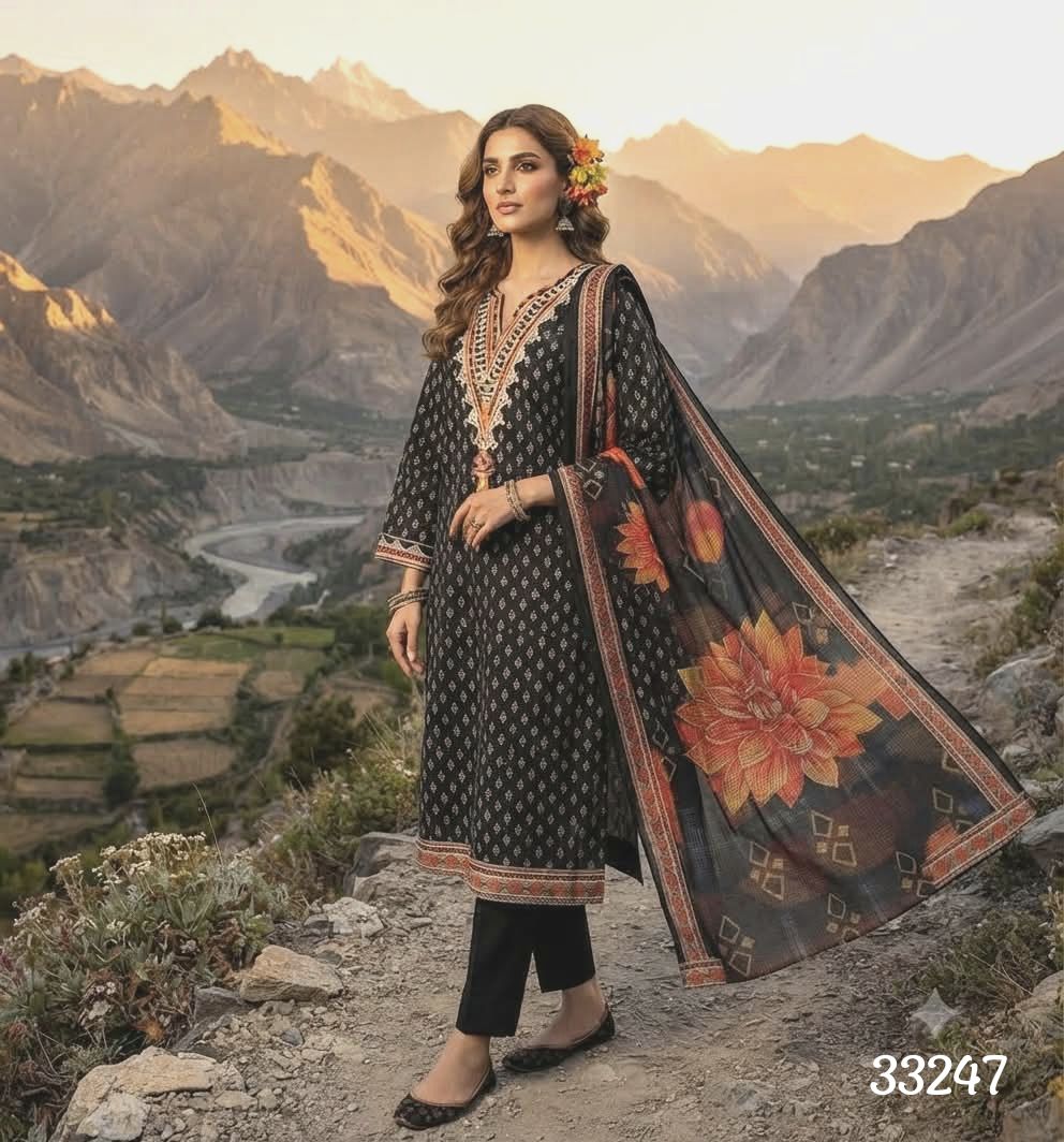 Embroidery Readymade Three Piece 3