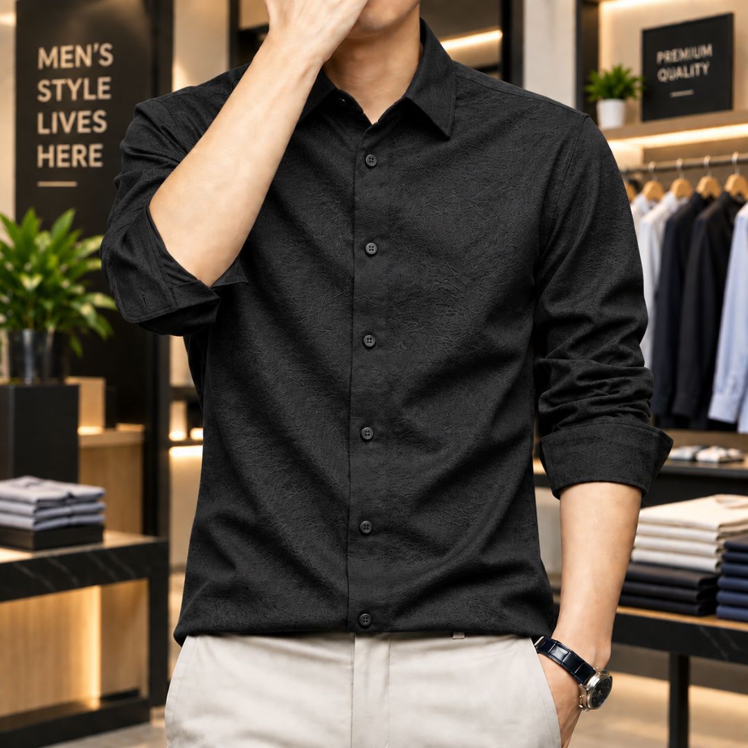 Premium Solid Stitch Full Sleeve Shirt 3
