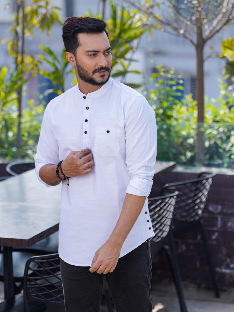 Premium Solid Stitch Full Sleeve Shirt