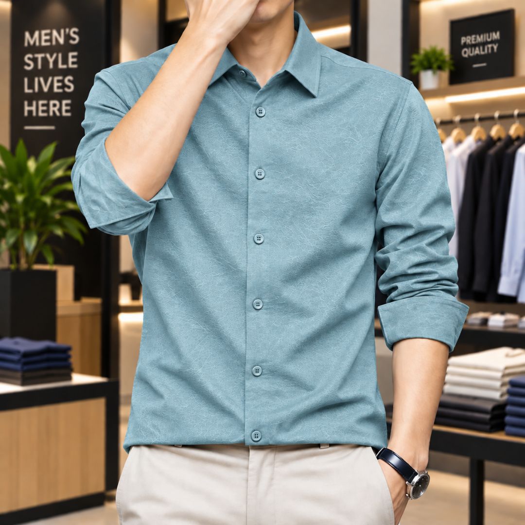 Premium Solid Stitch Full Sleeve Shirt 3