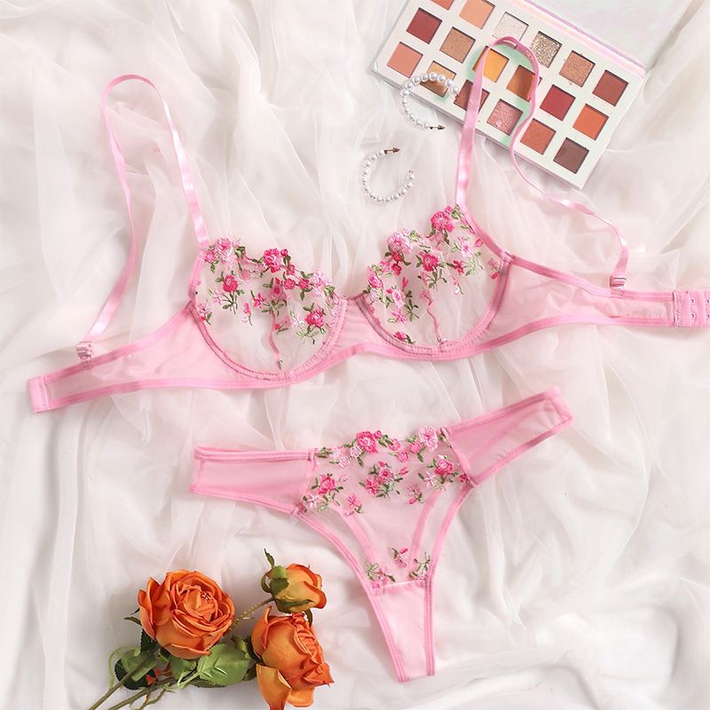 Transparent Bra Panty set 3