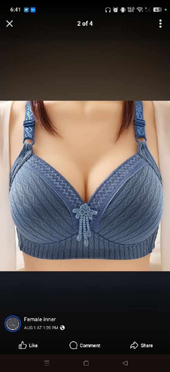 Front three Stone Push-Up bra 2