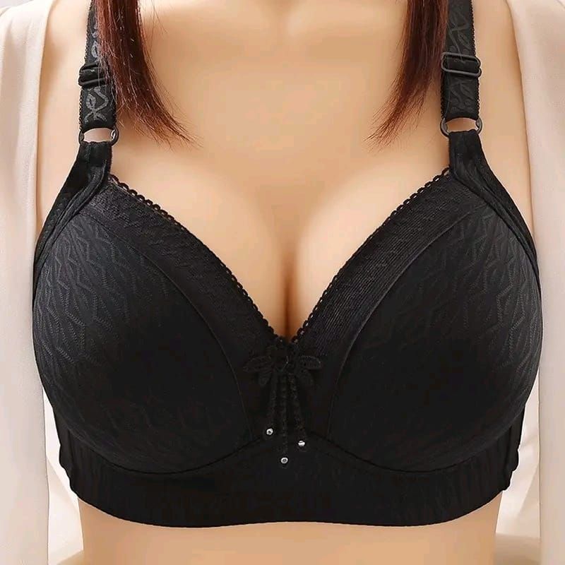 Front three Stone Push-Up bra