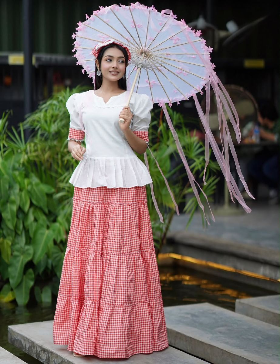 🌸✨ স্টাইলিশ লুক, মিষ্টি হাসি আর রঙের ছোঁয়া—সব মিলিয়ে একদম পারফেক্ট! 💕আপনার পছন্দের ডিজাইনটি কোনটা—❤️ রেড নাকি 💙 ব্লু?🛍️ অর্ডার করতে ইনবক্স করুন — Jannat Polash Store#JannatPolashStore #NewCollection #Fashion #CuteOutfit #OnlineShopping 3
