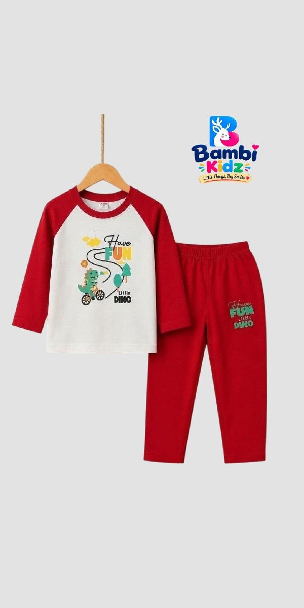 Have Fun Full Sleeve T-shirt & Pants Set