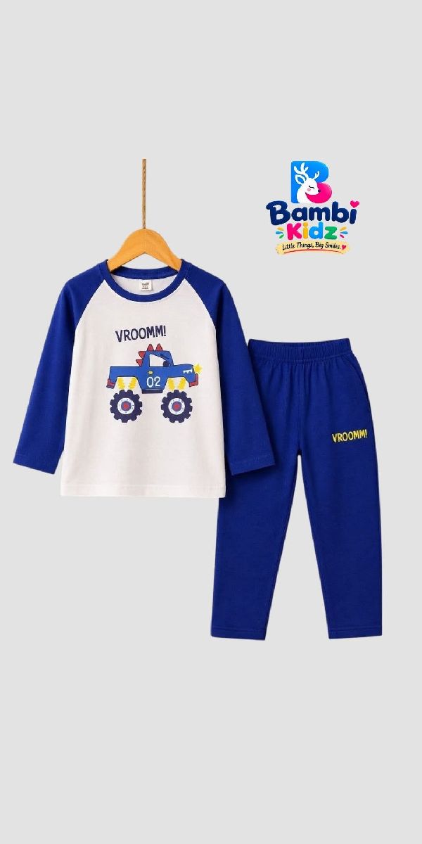 Vroom Full Sleeve T-shirt & Pants Set
