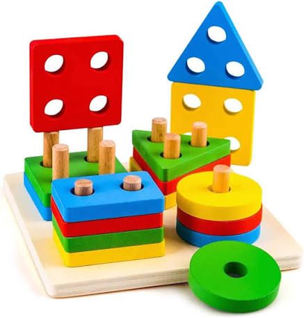 Educational Stacking & Shape Puzzle Toy