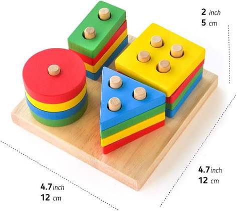 Educational Stacking & Shape Puzzle Toy 2