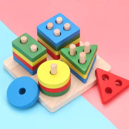 Educational Stacking & Shape Puzzle Toy 2