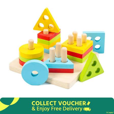 Educational Stacking & Shape Puzzle Toy 2
