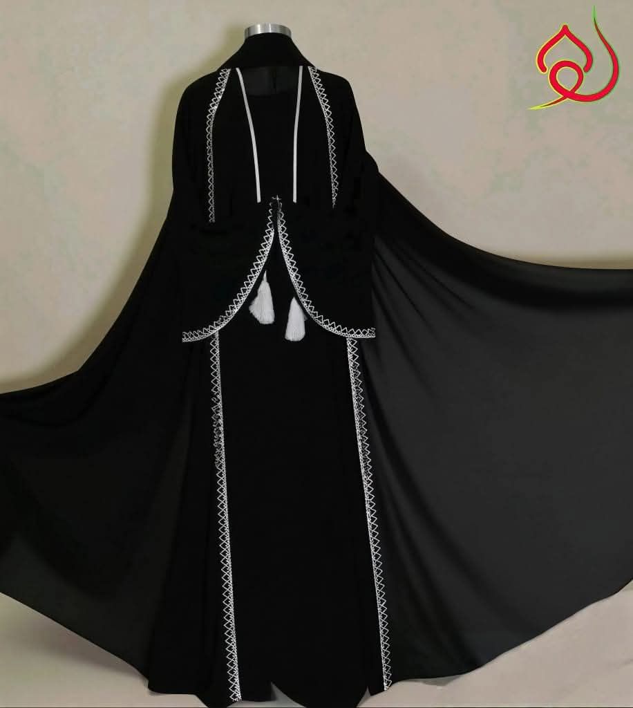♦️Name :Lez borka full set(4 part koti.inner hijab, belt) ♦️Fabric : original Dubai Cheri