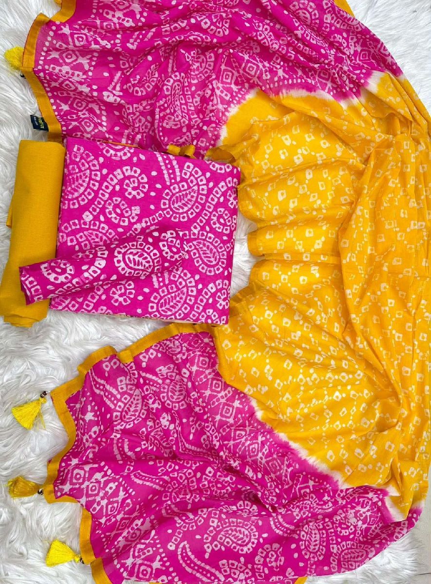 Exclusive Vegetable Wax Batik Cotton Three Piece Collection (ভেজিটেবিল মোম বাটিক থ্রি-পিস) 3