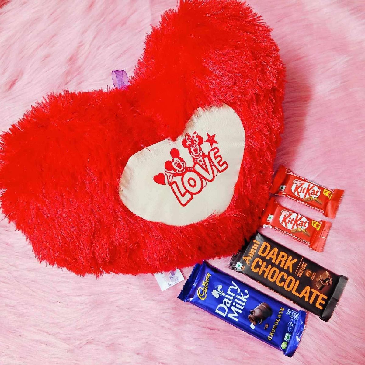 Romantic Chocolate Trio & Heart Box Gift Combo Package (রোমান্টিক চকোলেট ট্রীয়ো ও লাভ মেটাল বক্স গিফট কম্বো)