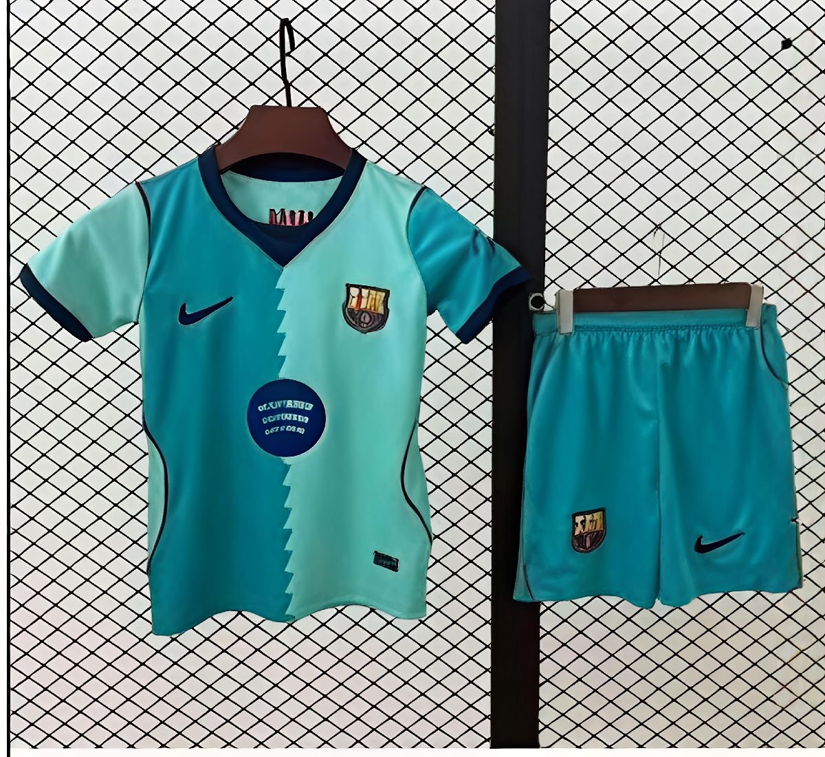 Barcelona Third kit kid's Imported set