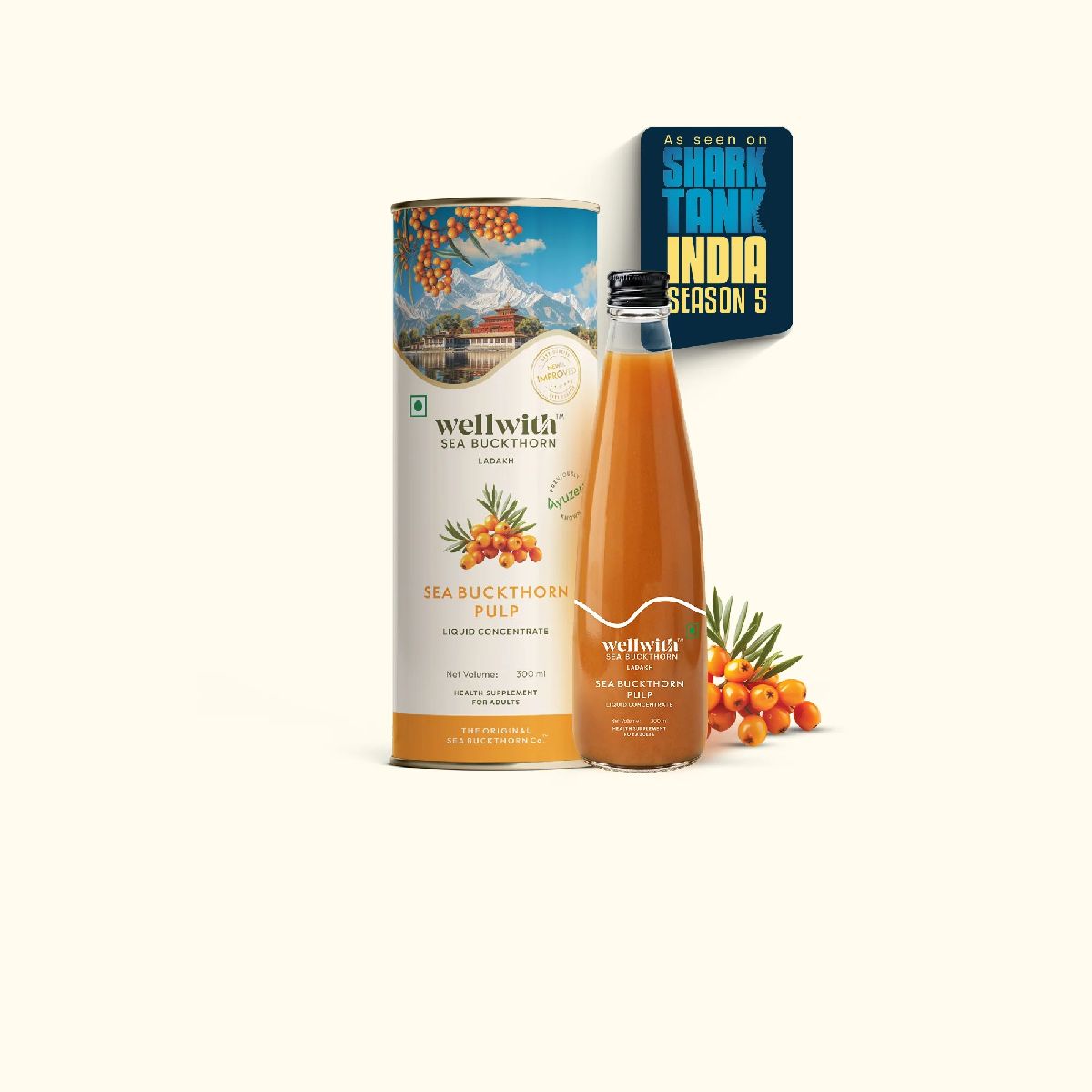 SEA BUCKTHORN JUICE (PULP) 300 ML