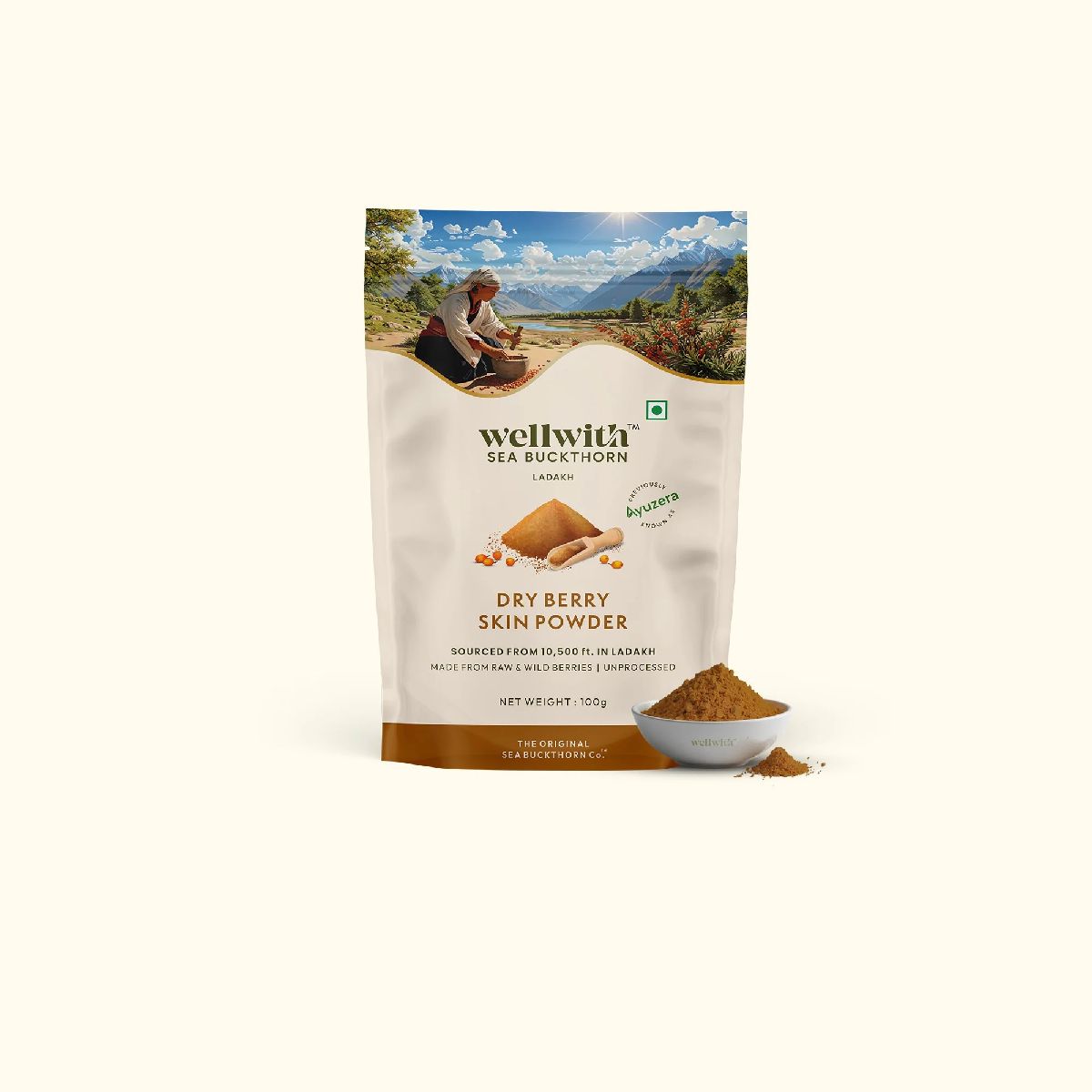 Sea Buckthorn Dry Berry Powder 100gm