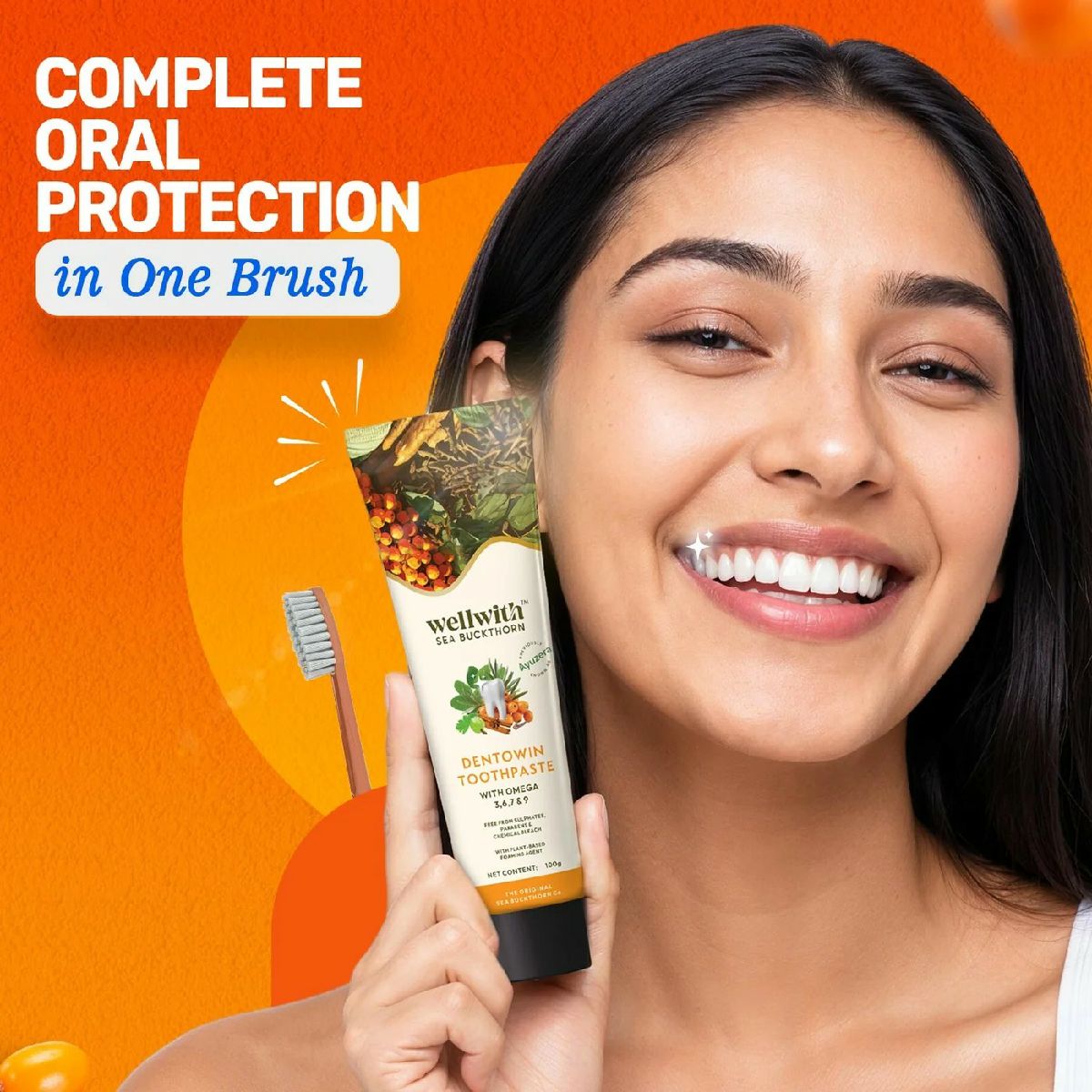 Sea Buckthorn Dentowin Herbal Toothpaste 100gm