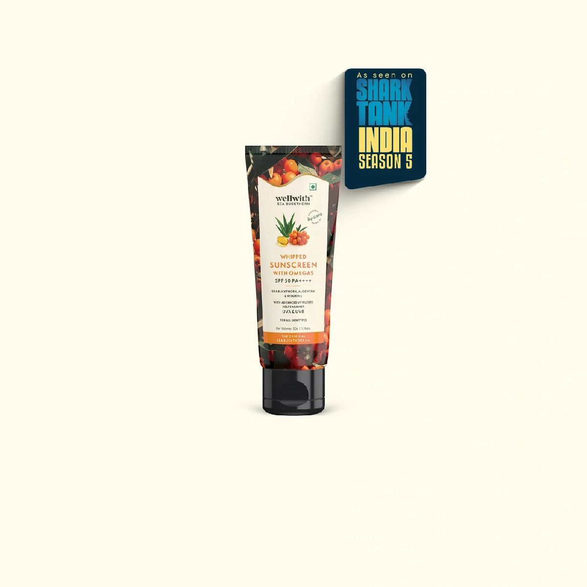 Sea Buckthorn Whipped Sunscreen With Omegas SPF 50 PA++++ 2