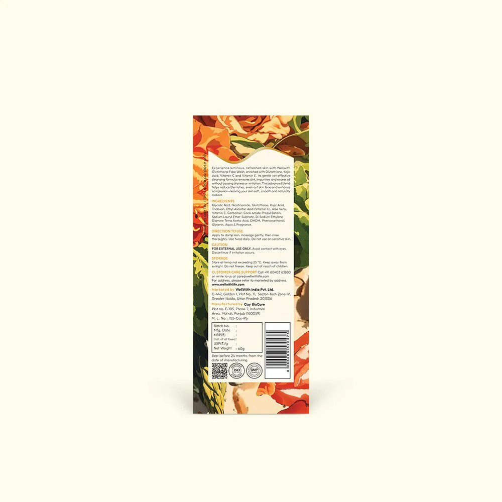 Glutathione Face Wash 60g 3