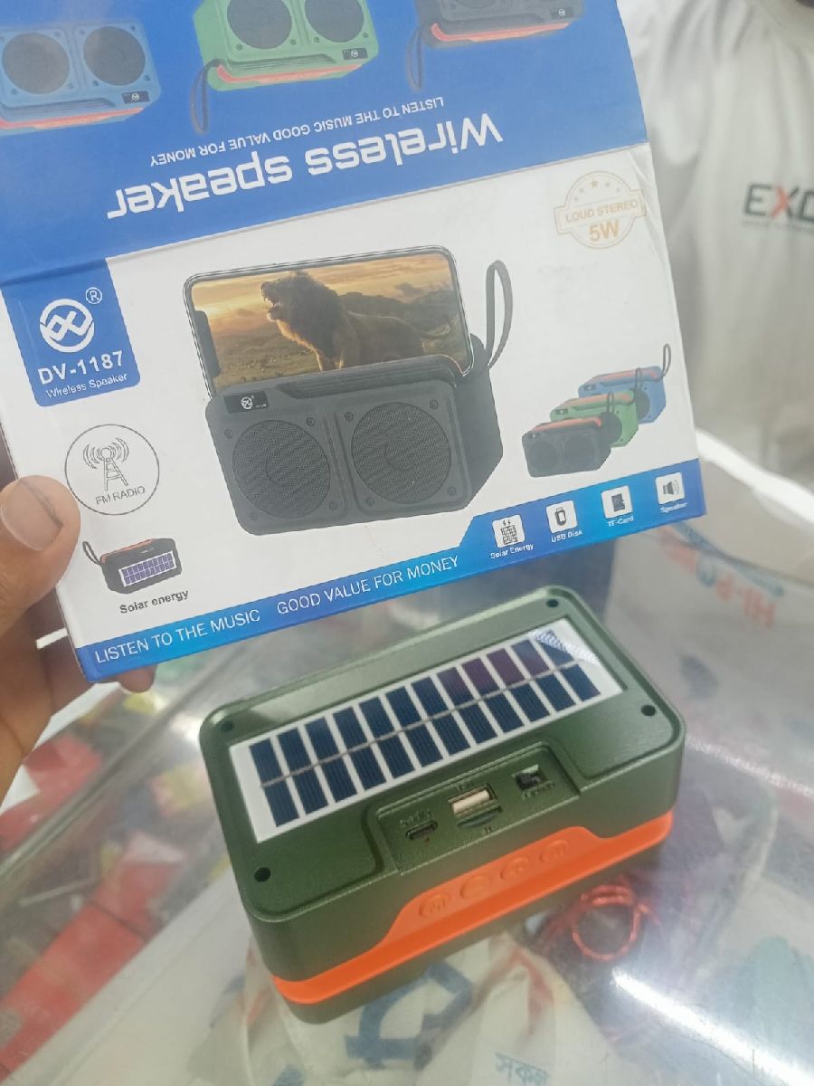 সোলার স্পিকার DB-1147 🔊☀️ 2