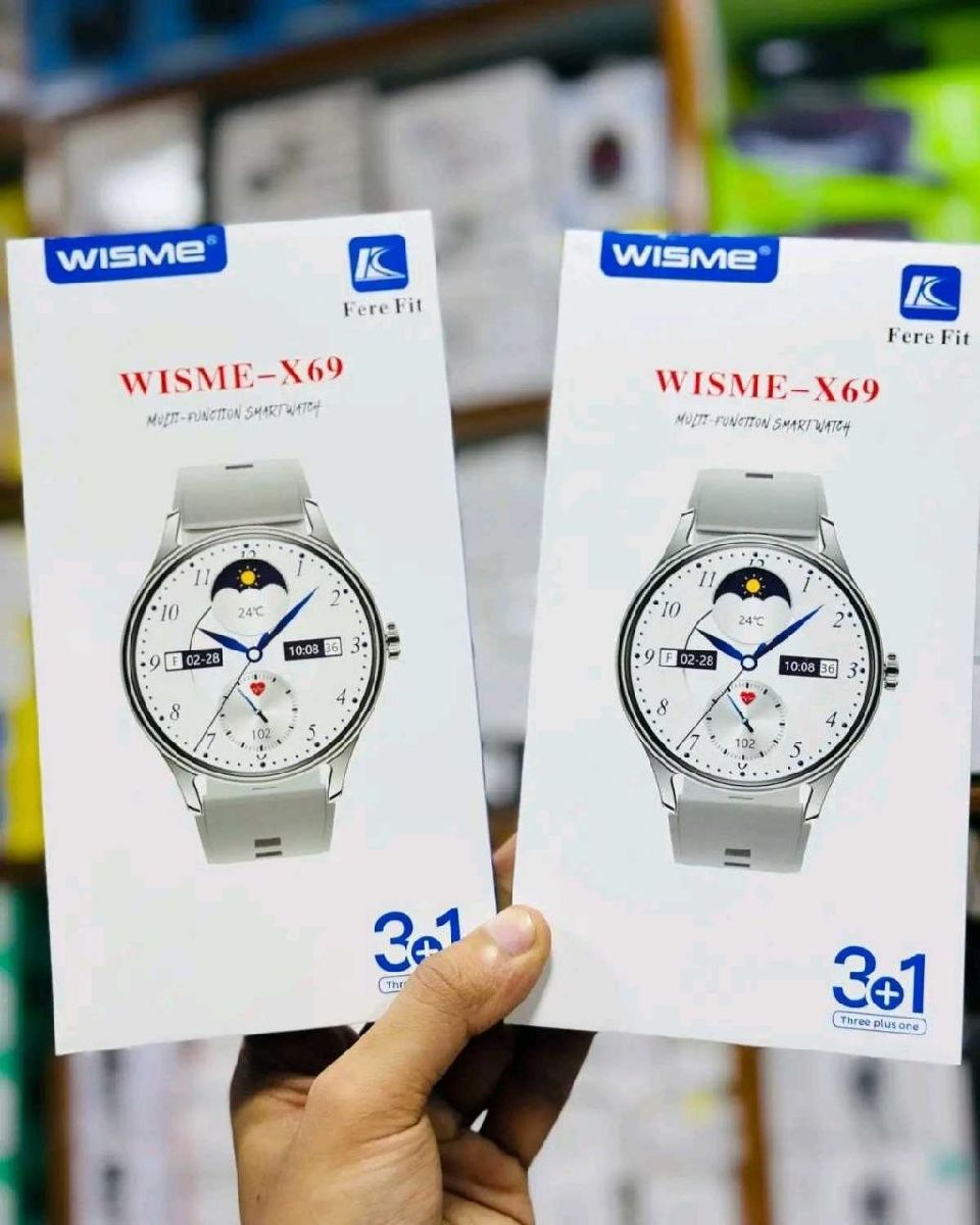 WISME-X69 Multi-Function Smart Watch (3+1 Strap Edition) HD Full Touch Display 2