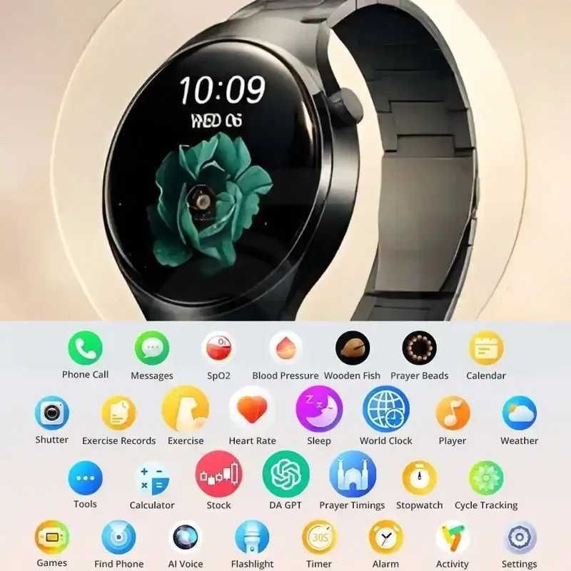MK38 Germany Luxury AMOLED Smart Watch