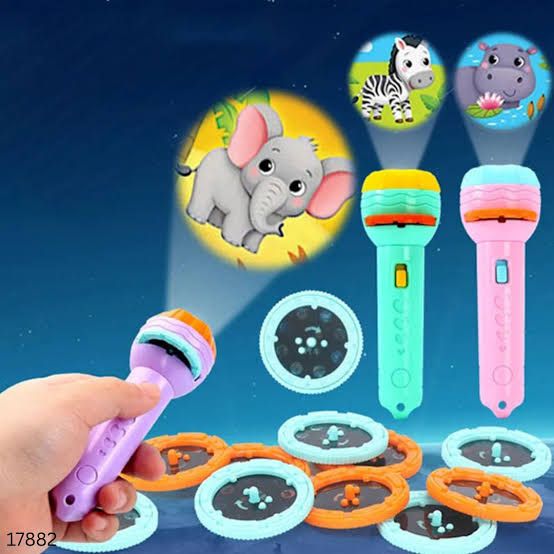 2in1 Kids Projector Torch বাচ্চাদের খেলনা 2