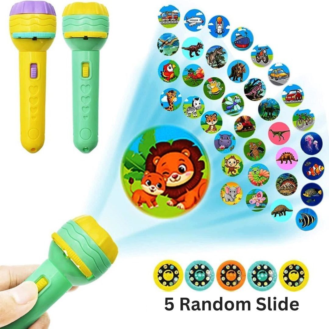 2in1 Kids Projector Torch বাচ্চাদের খেলনা