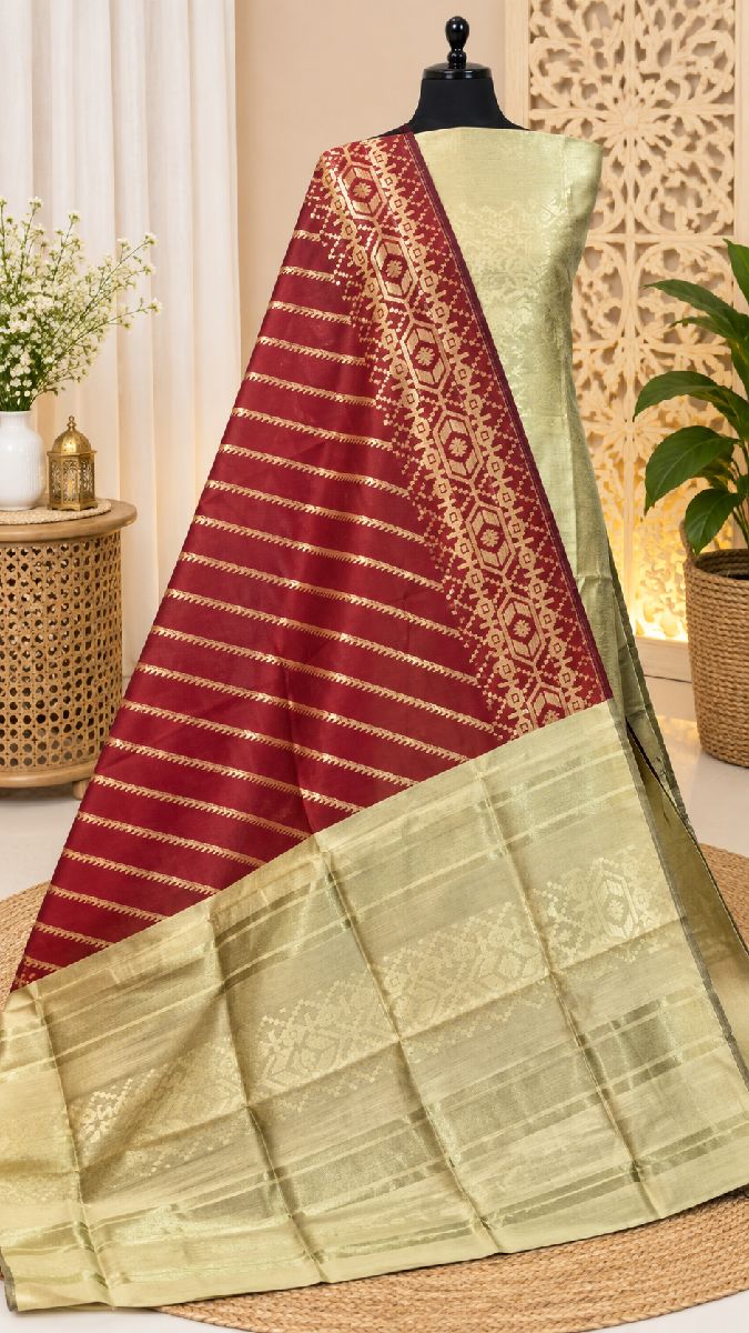 Premium Tangail Jamdani Three Piece