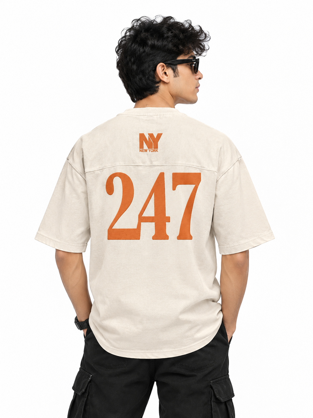 NY 247 Oversized Drop Shoulder T-Shirt 2