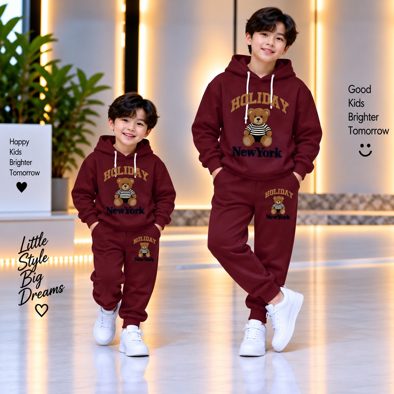 Stylish Kids Hoodie Set 3