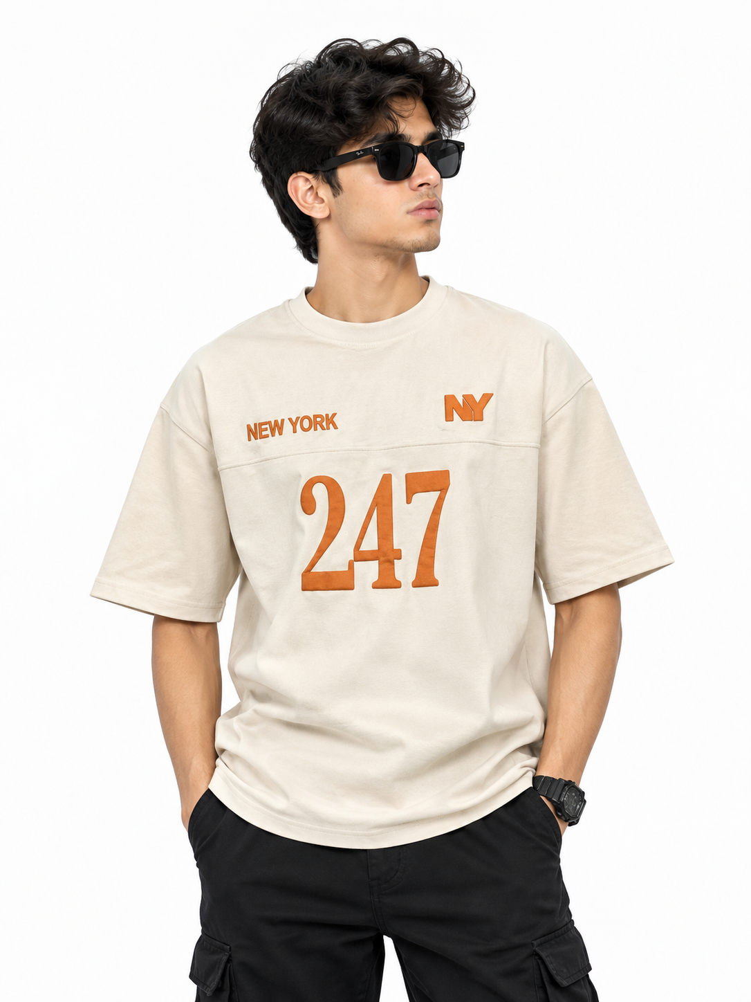 NY 247 Oversized Drop Shoulder T-Shirt