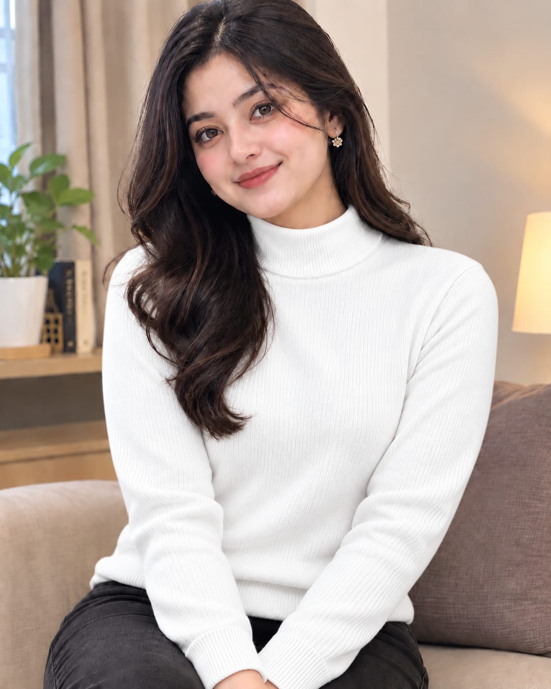 Premium Ribbed High Neck Sweater 3