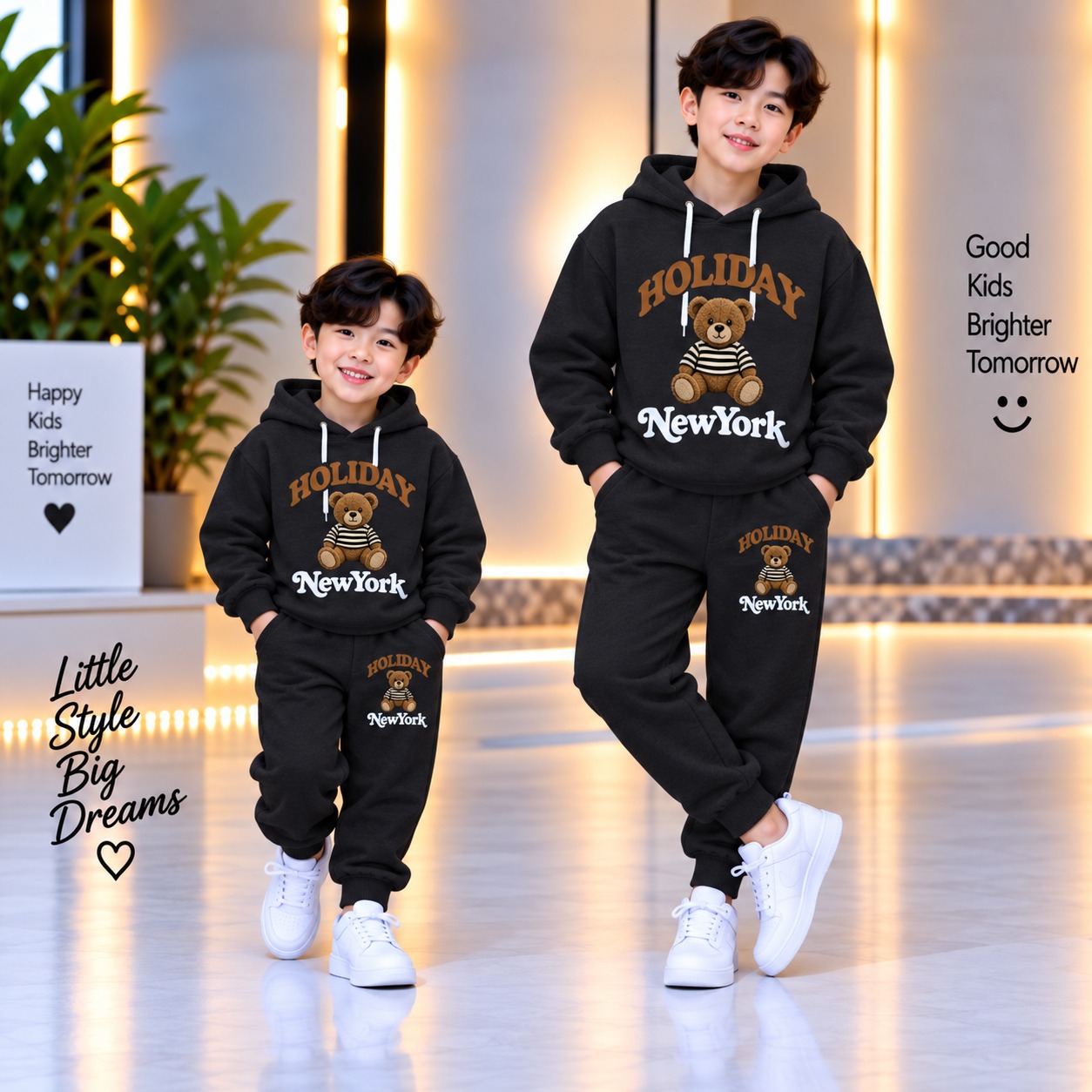Stylish Kids Hoodie Set 2