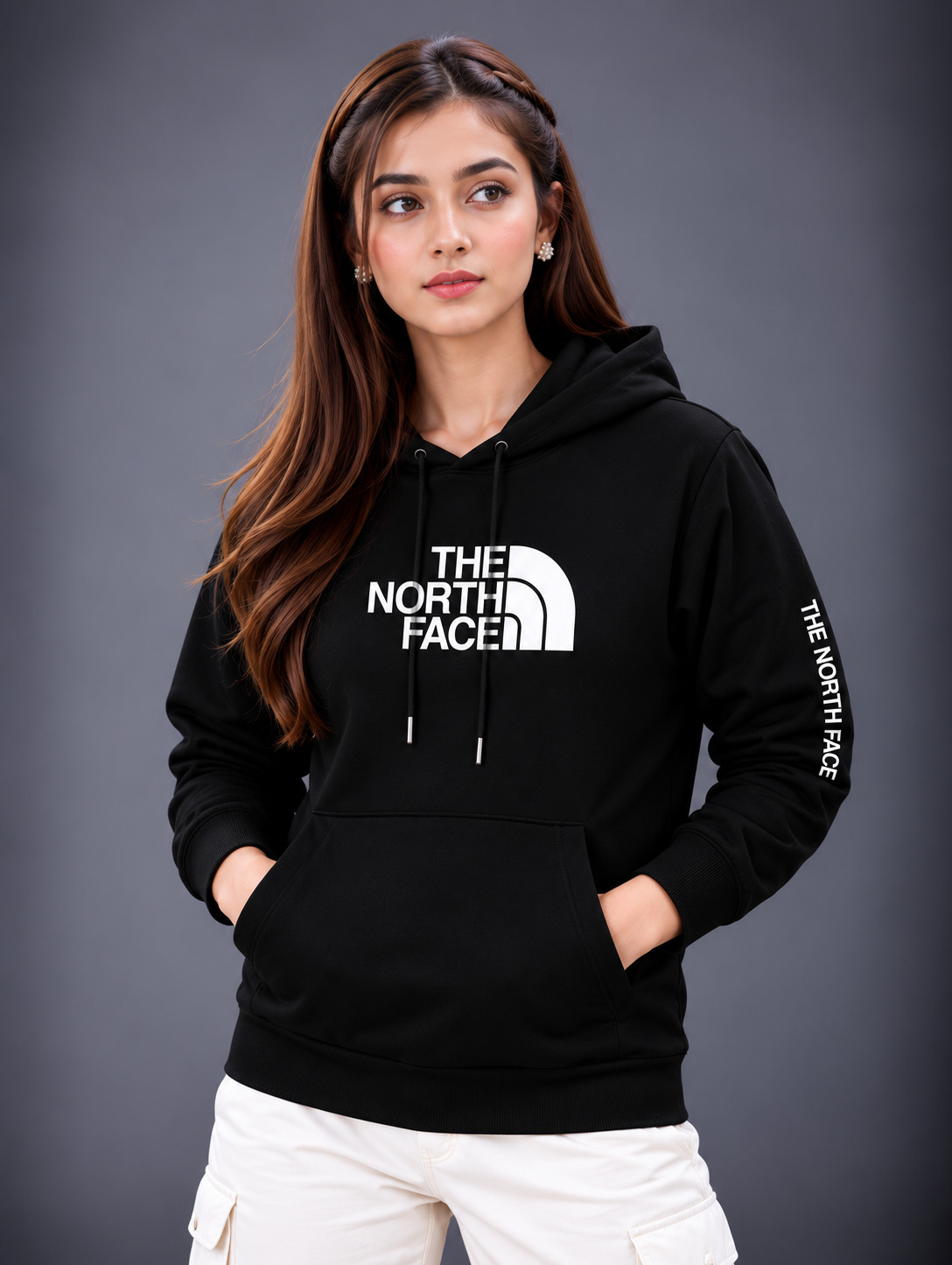 Premium Stylish Ladies North Face Hoodie