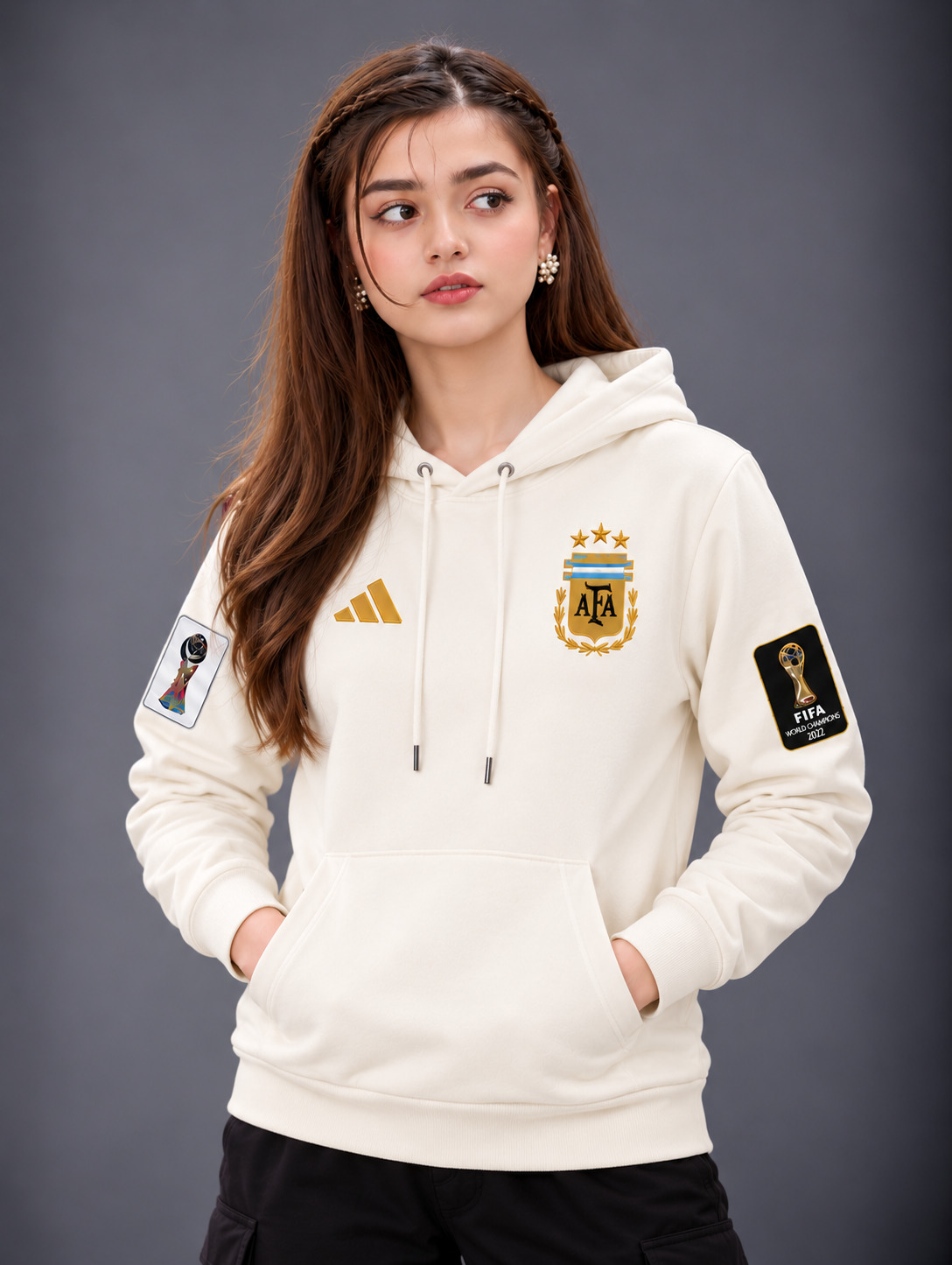 Premium Stylish Ladies World Cup Hoodie 6