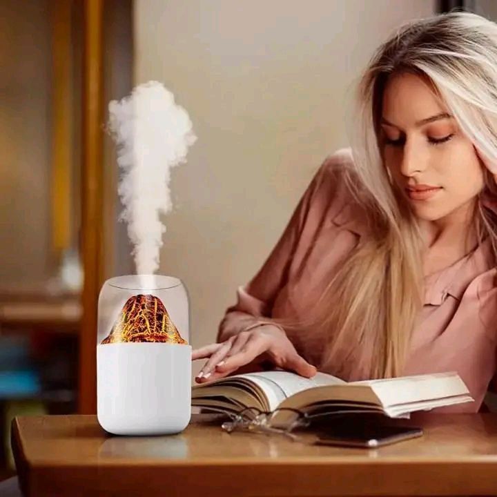 🌋✨ H05 Volcano Air Humidifier — আপনার রুমকে দিন আরামদায়ক ও aesthetic vibe! ✨🌋 video