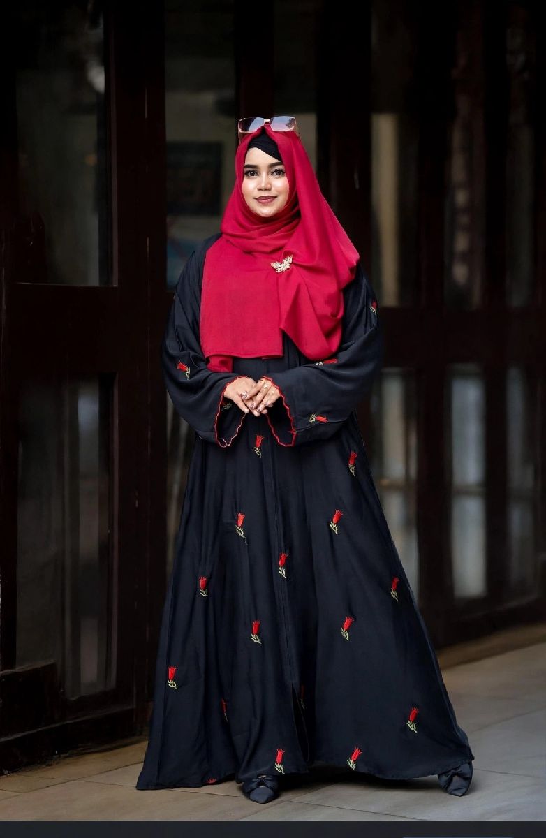 Rose Pink Borkha 3