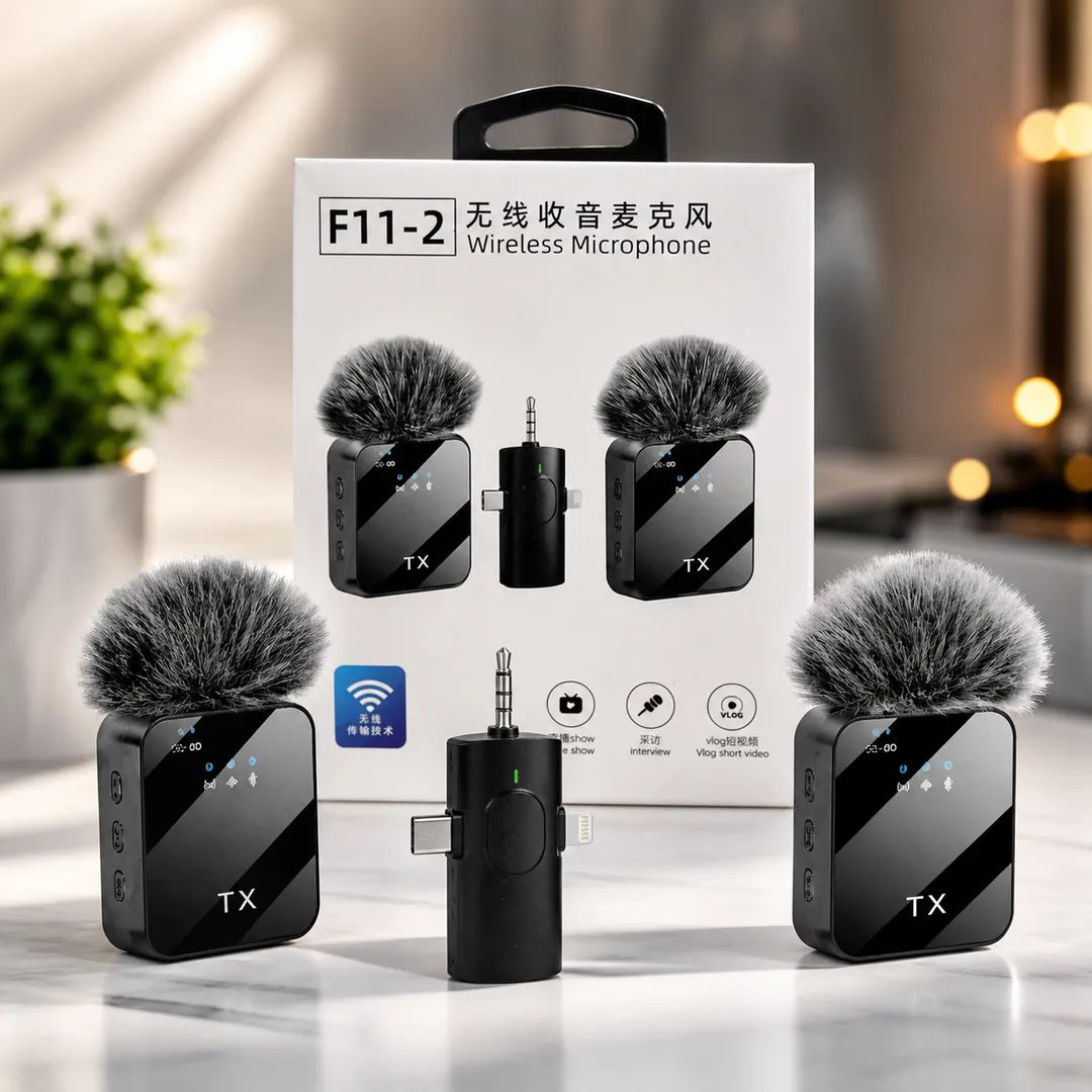 F11-2 Dual Wireless Microphone Set 2